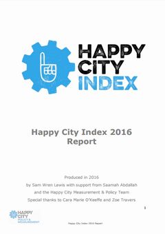 英国９都市の幸福度ランキング2016