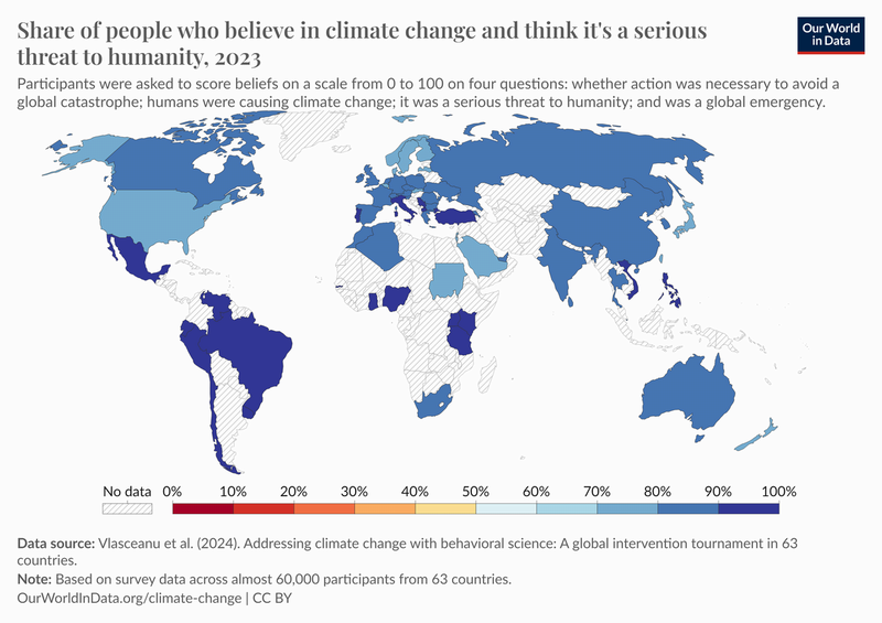 「気候変動を懸念する人々」はあなたが思っているよりも多い！　最近の研究から